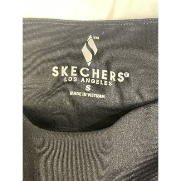 Skechers Go Walk Active Stretch Yoga Pants Womens Small Pockets Black Activewear - Picture 4 of 5
